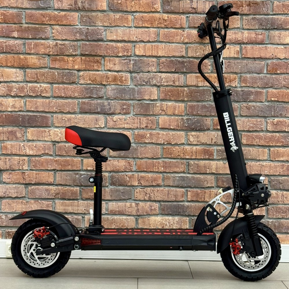 Електросамокат Billgery 777820: 800W, до 55 км, складаний з сидінням