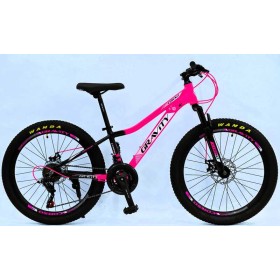 Велосипед спортивний Corso GRAVITY GR-24722 24", алюмінієва рама 12", 21 швидкість, Shimano, дискові гальма