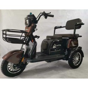 Електричний трицикл Corso «OSTIN» ST-7125 (1) + 1 ЯЩИК АКУМ двигун 800W, акумулятор 72V/23Ah, колеса 300-10, в коробці