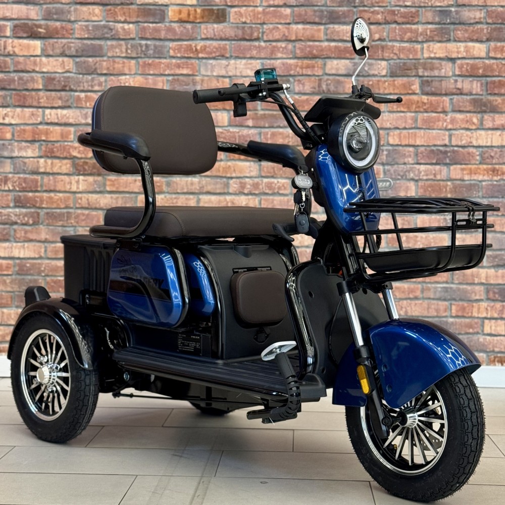 Електричний трицикл Billgery B-22810 NEW 2025 - колір Синій