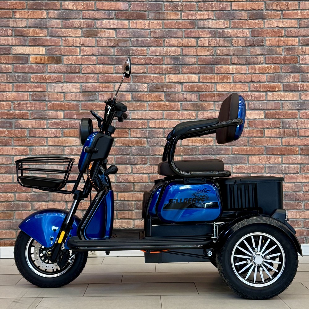 Електричний трицикл Billgery B-22810 NEW 2025 - колір Синій