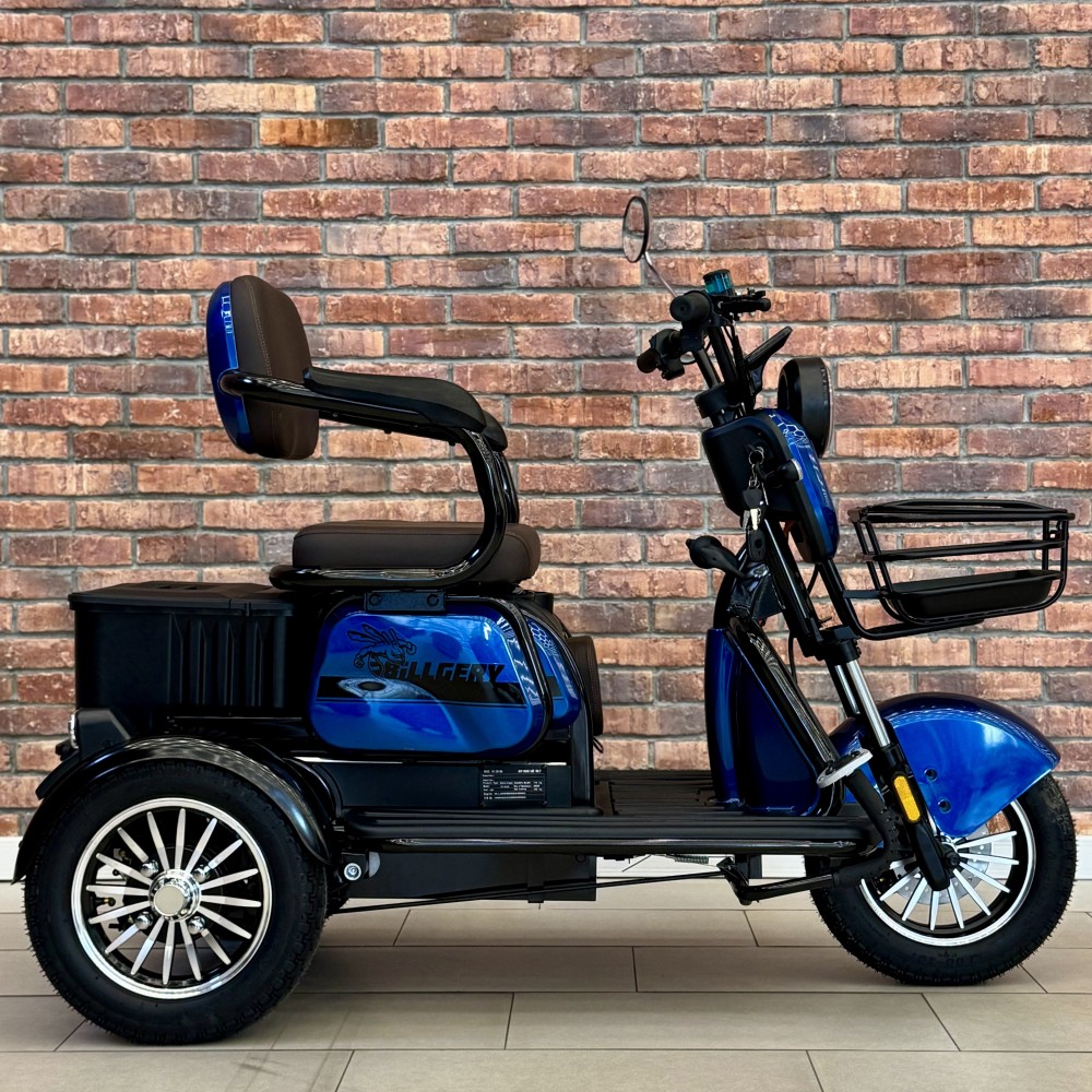 Електричний трицикл Billgery B-22810 NEW 2025 - колір Синій
