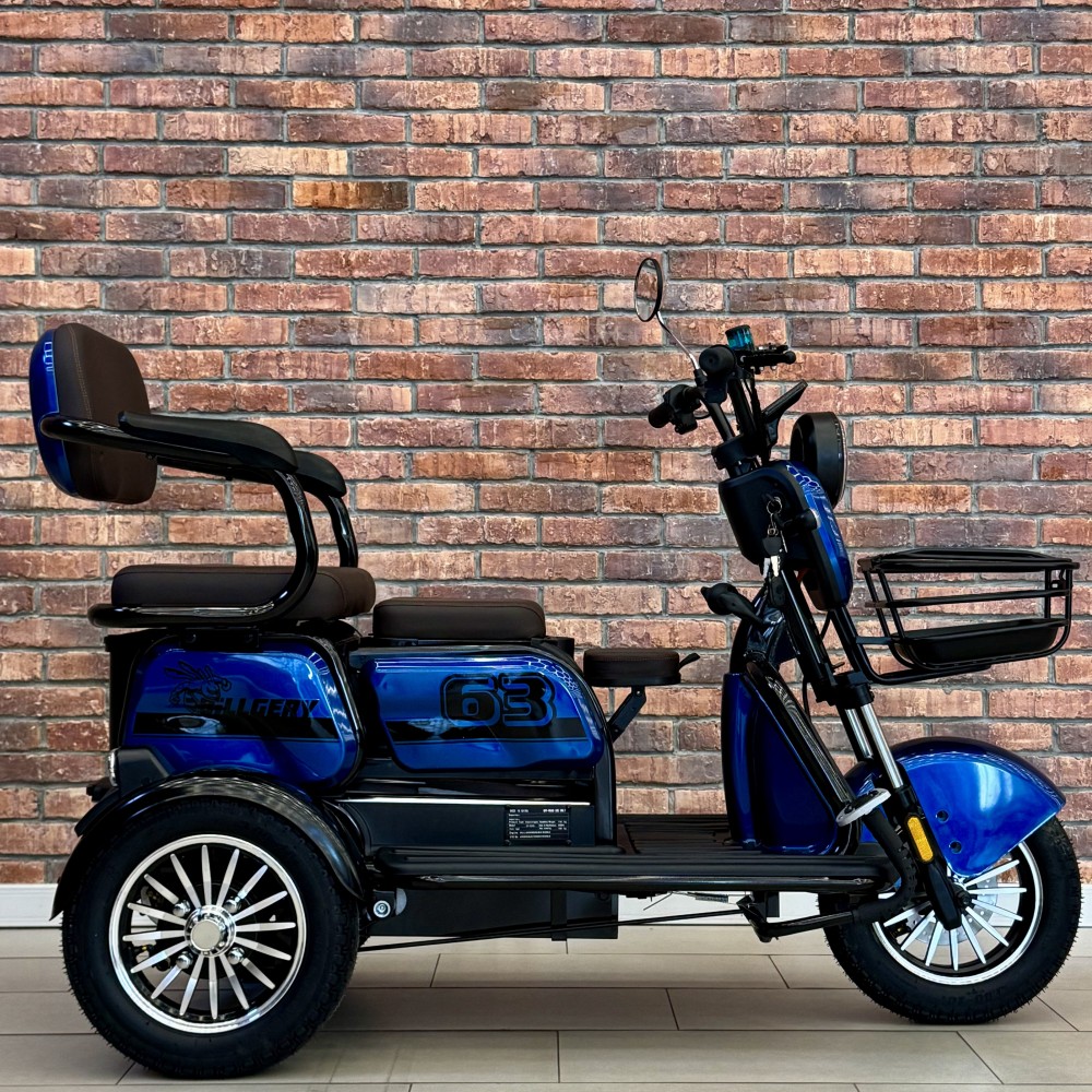 Електричний трицикл Billgery B-22810 NEW 2025 - колір Синій