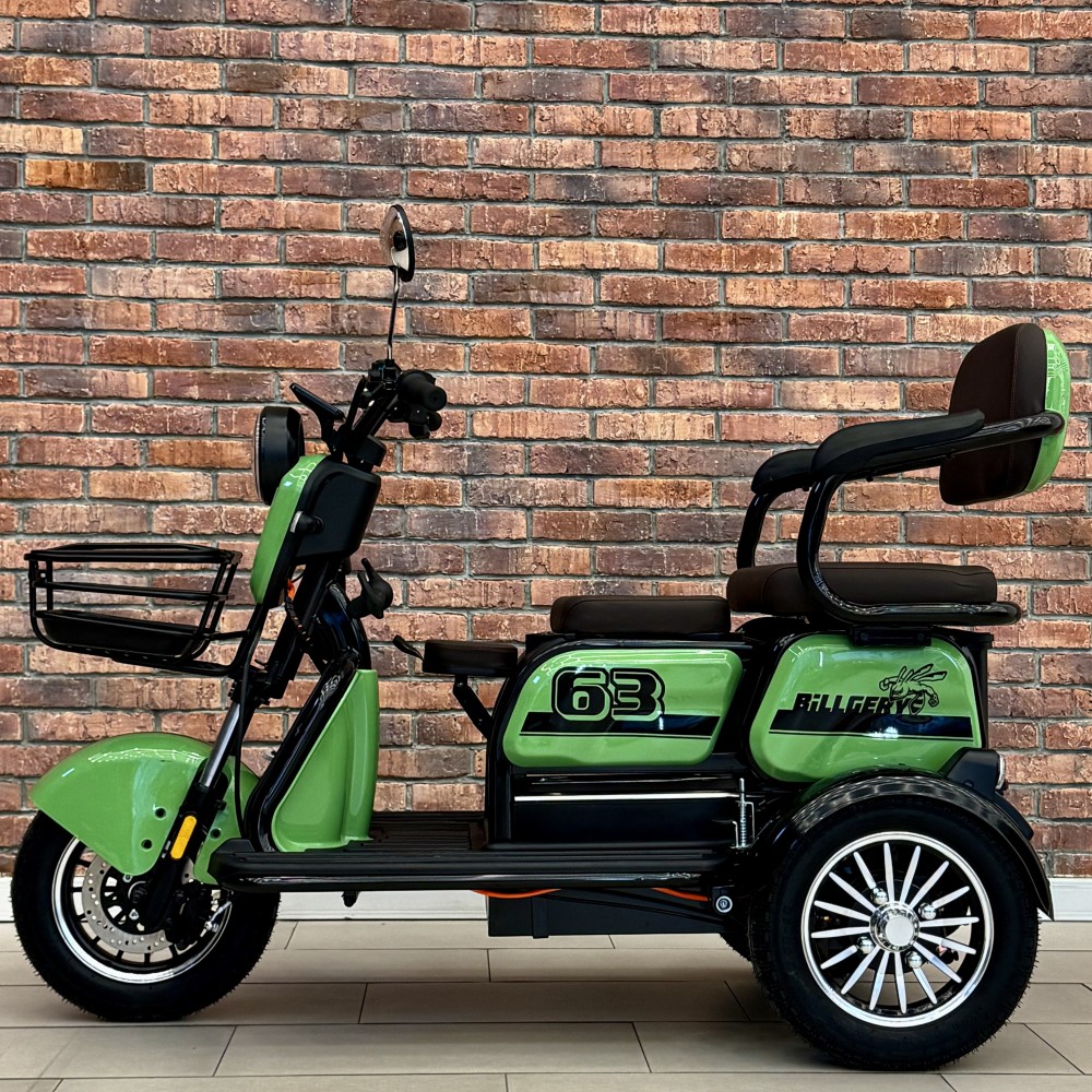Електричний трицикл Billgery B-97125 NEW 2025 - колір Хакі