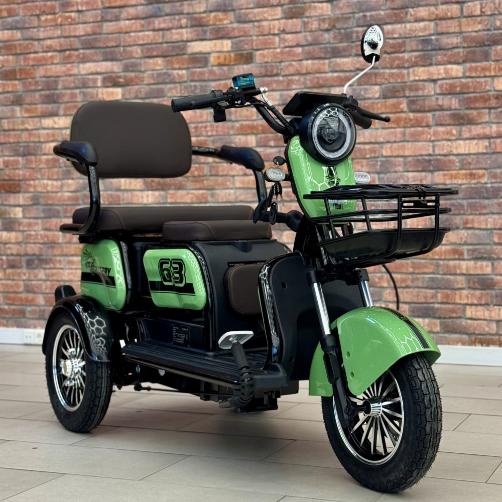 Електричний трицикл Billgery B-97125 NEW 2025 - колір Хакі