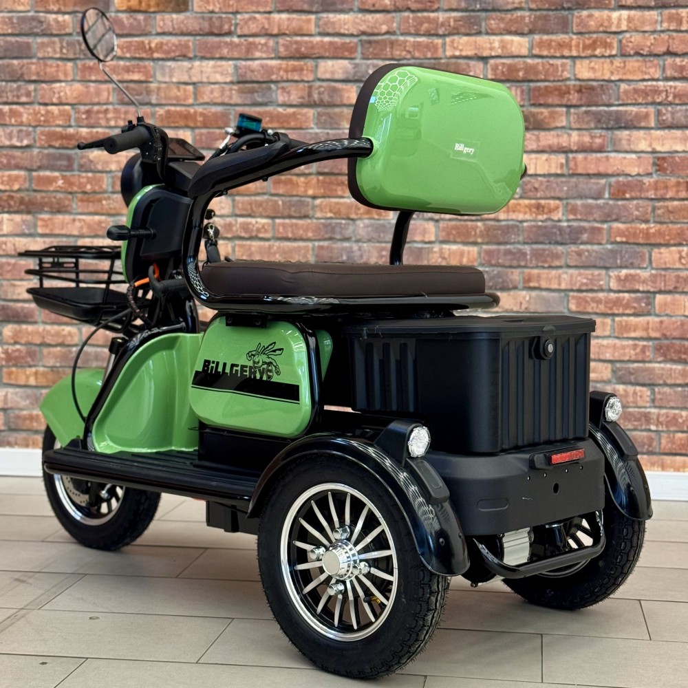 Електричний трицикл Billgery B-97125 NEW 2025 - колір Хакі