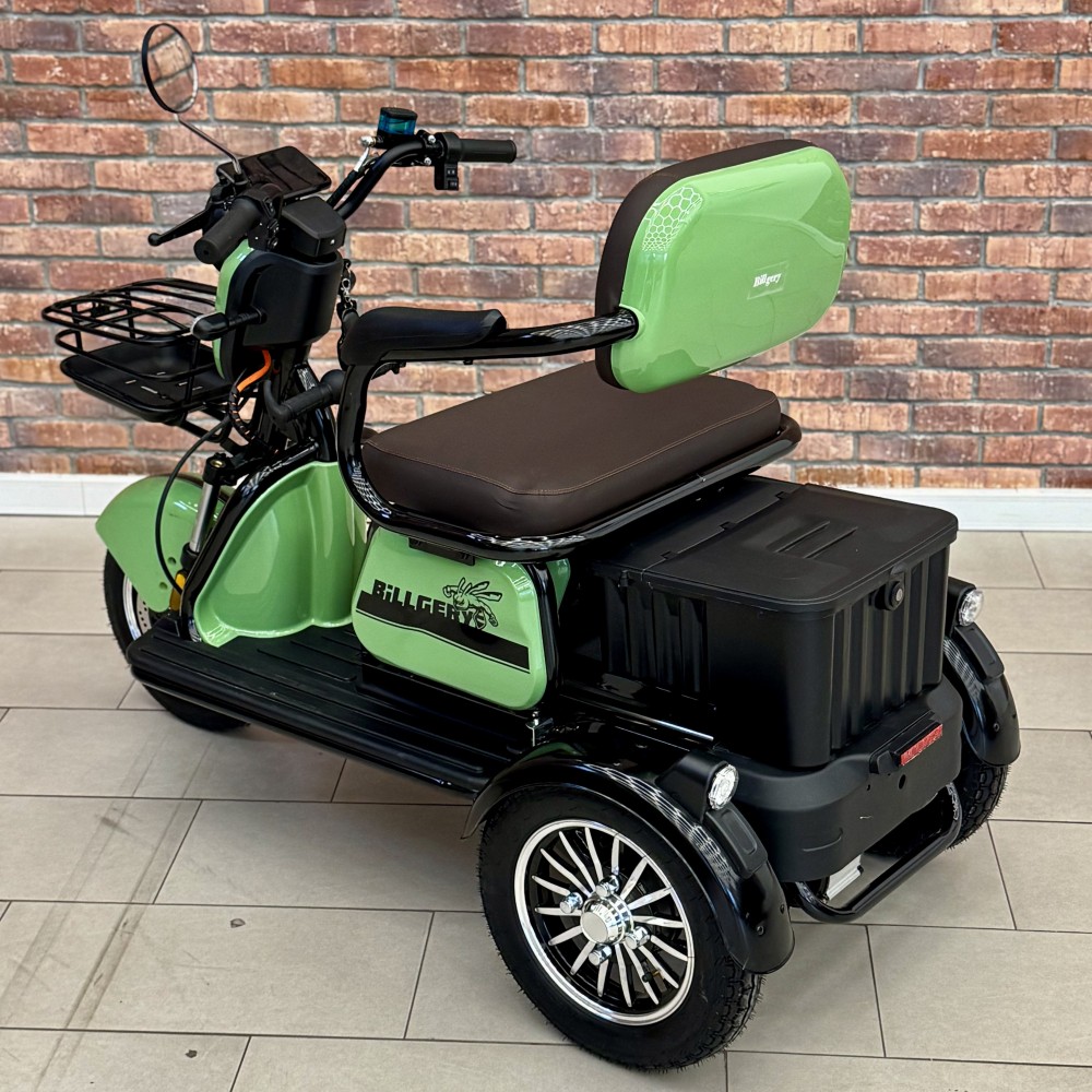 Електричний трицикл Billgery B-97125 NEW 2025 - колір Хакі