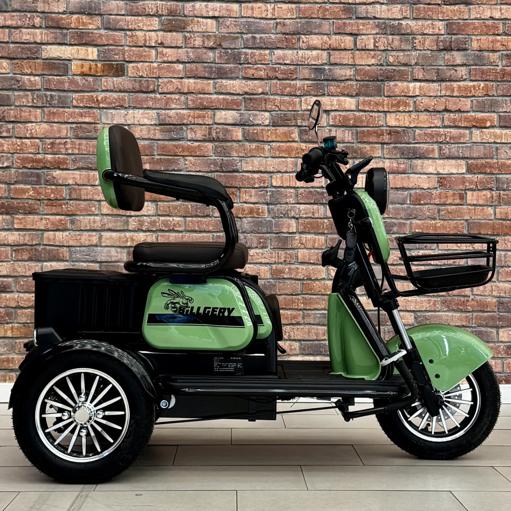 Електричний трицикл Billgery B-97125 NEW 2025 - колір Хакі