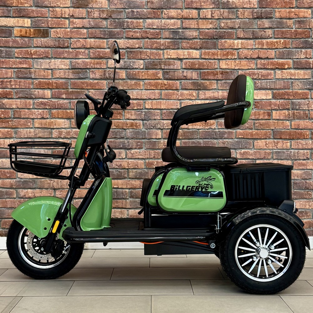 Електричний трицикл Billgery B-97125 NEW 2025 - колір Хакі