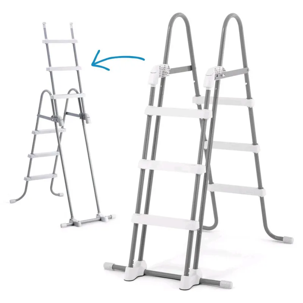 Басейн каркасний Intex 28242NP Metal Frame 457x122см, фільтр-насос, 3785л/ч,  сходи, тент, підстилка