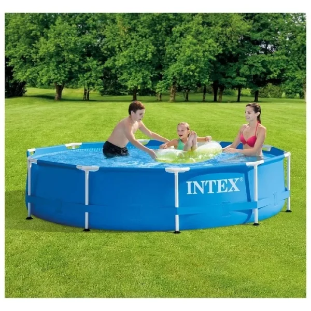 Басейн каркасний Intex 28202NP Metal Frame 305×76 см з фільтр-насосом 1250 л/год