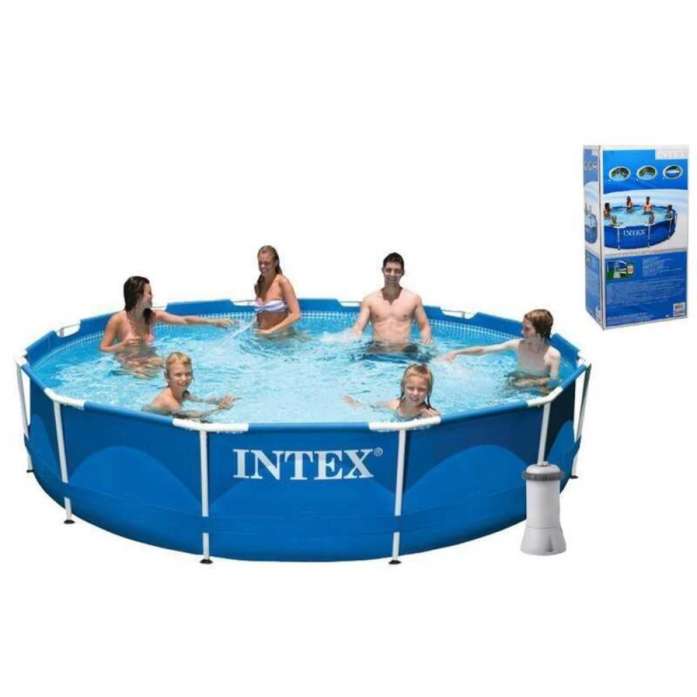 Басейн каркасний Intex 28212NP 366×76 см, 6503 л, з фільтр-насосом 220–240 В