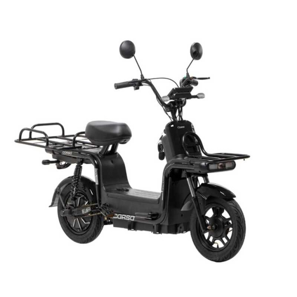 Електроскутер Corso Rider RG-209074 800W 60V/20Ah педалі кошик багажник LED дисплей
