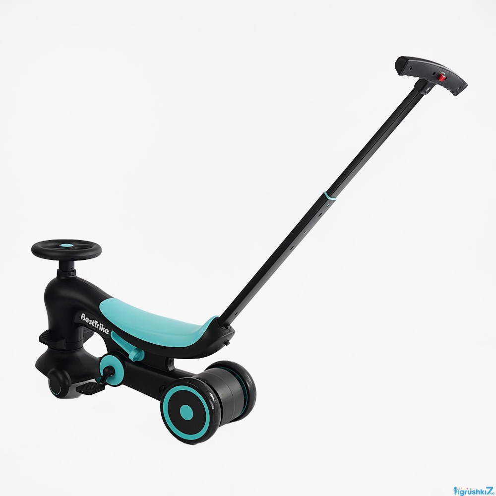Велосипед-толокар Best Trike BST-8130: нейлонова рама, PU-колеса, батьківська ручка для керування
