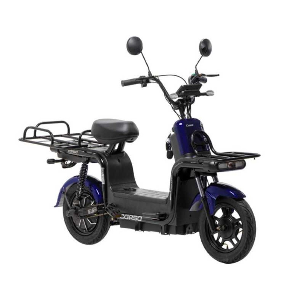 Електроскутер Corso Rider RG-931086 800W 60V/20Ah педалі кошик багажник LED дисплей