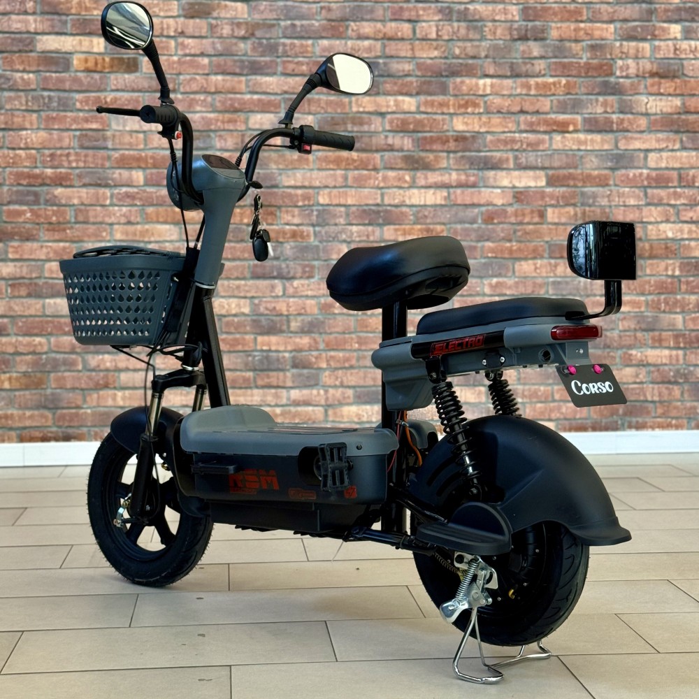 Електричний мопед Corso RSM RS-41674 500W, 48V/20Ah, 35 км/год, сигналізація, LED панель