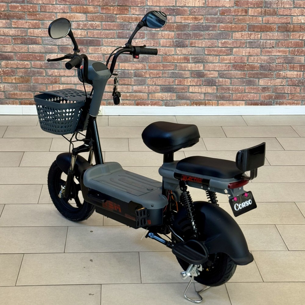 Електричний мопед Corso RSM RS-41674 500W, 48V/20Ah, 35 км/год, сигналізація, LED панель