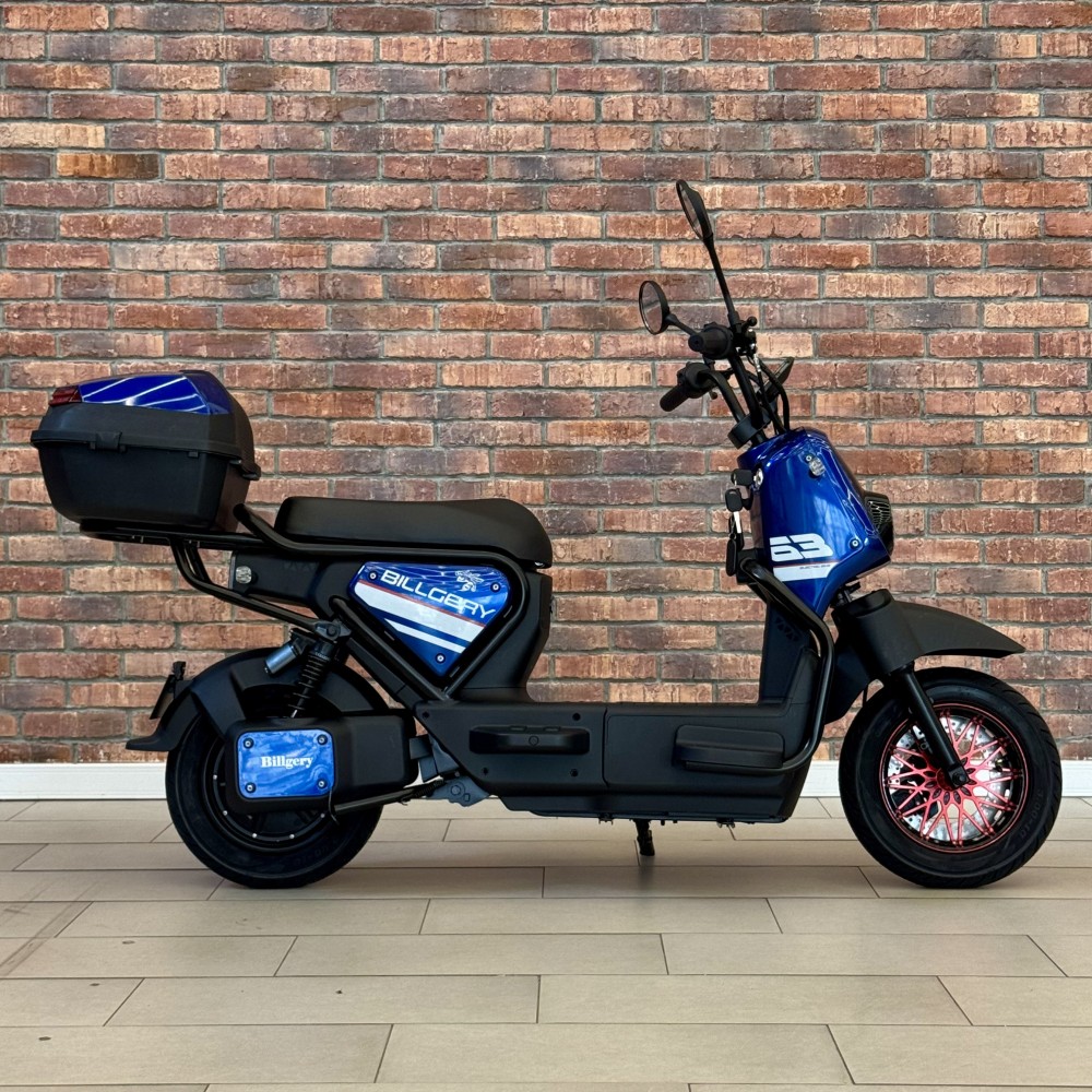 Електроскутер Billgery B-43937 1000W 72V 20Ah кошик LED фари сигналізація