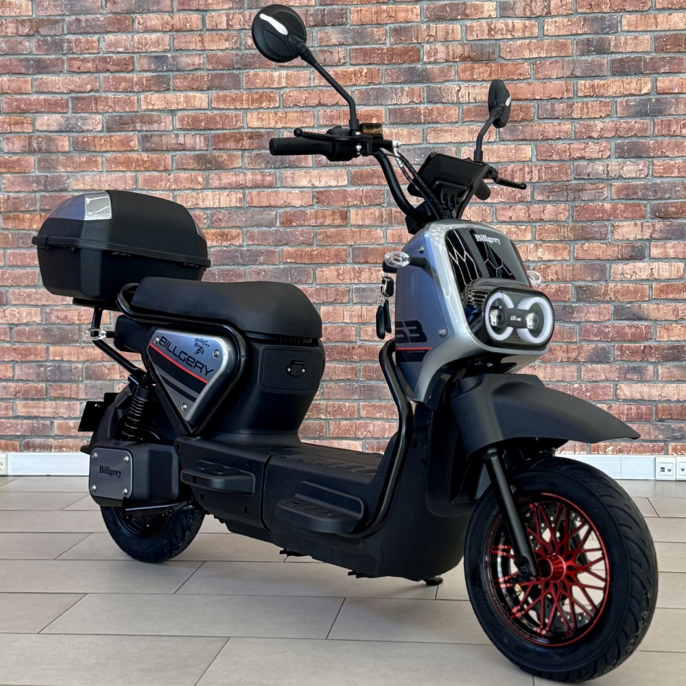 Електроскутер Billgery B-64700 1000W 72V 20Ah кошик LED фари сигналізація