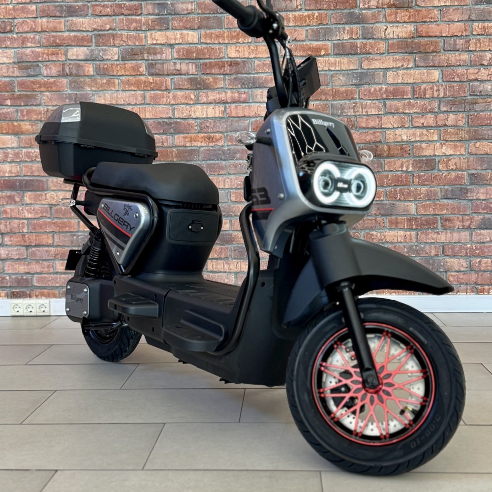 Електроскутер Billgery B-64700 1000W 72V 20Ah кошик LED фари сигналізація