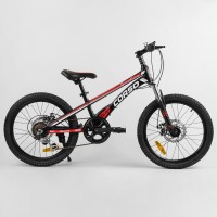 ​Велосипед спортивний CORSO Speedline MG-29535 20" магнієва рама, 7 швидкостей, Shimano, дискові гальма