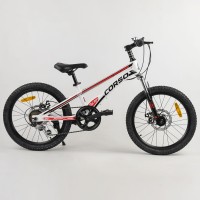 ​Велосипед спортивний CORSO Speedline MG-56818 20" магнієва рама, 7 швидкостей, Shimano, дискові гальма