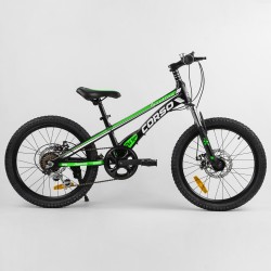 ​Велосипед спортивний CORSO Speedline MG-74290 20" магнієва рама, 7 швидкостей, Shimano, дискові гальма