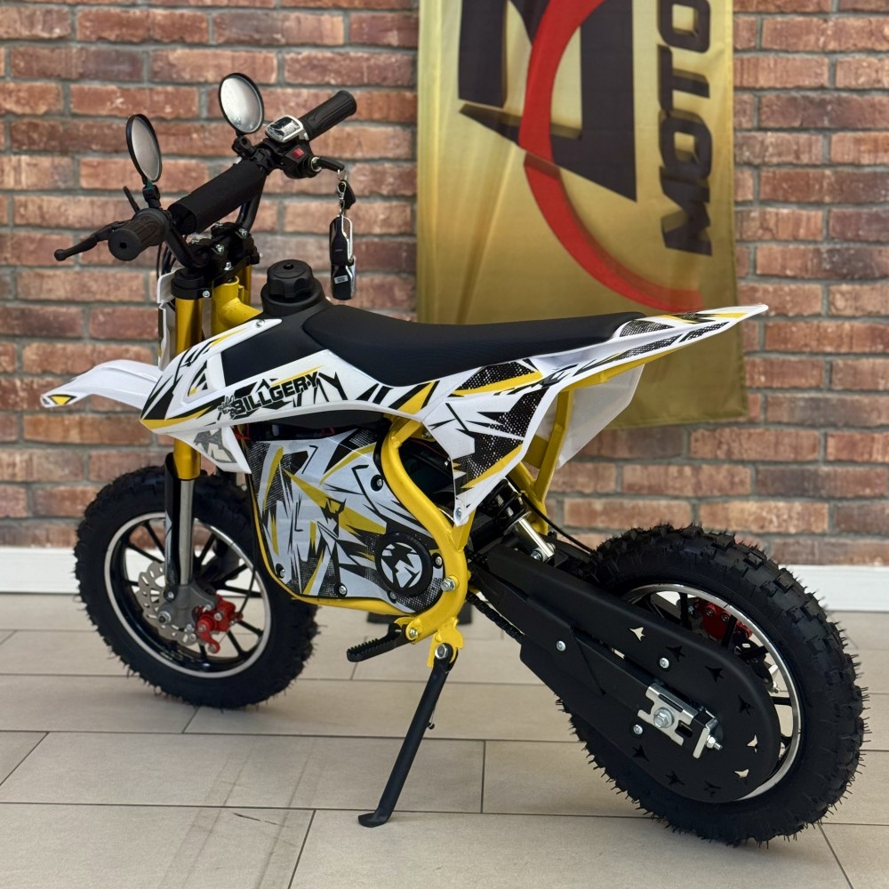 Пітбайк електричний Billgery BLG-025067 1000W 36V/12Ah швидкість до 30 км/год, запас ходу 50 км, дискові гальма, дисплей, сигналізація