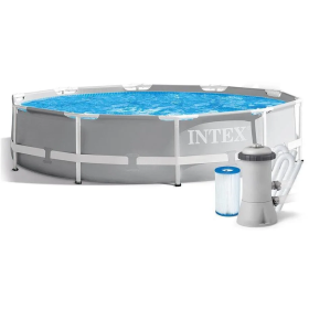 Басейн каркасний Intex 26712 NP розмір:366x76 см (насос-фільтр картриджний 2006 л/год), об'єм води:6503л, в коробці