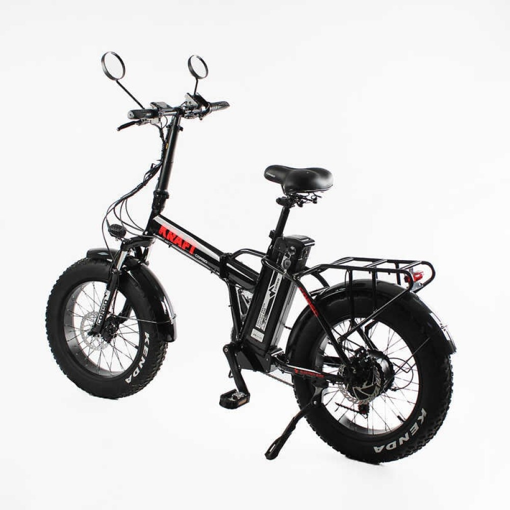 Електровелосипед Corso Kraft KR-31007 20" 500W 48V/15Ah фетбайк Shimano 7 швидкостей