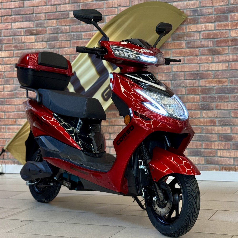 Електроскутер Corso Matrix MX-410800 (1200W, 72V/25Ah, 50 км/год, 60 км запас ходу, 2 місця)