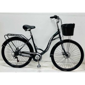 Велосипед міський Corso «Liberty» 28’’ дюймів LR-28193 + КОШИK, ТЕМНО-ЗЕЛЕНИЙ