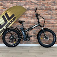 Електровелосипед фетбайк Corso Vortex TX-78950, 24", Чорний, 500W, 48V/13Ah Li-ion, Складана алюм. рама, PAS асистент