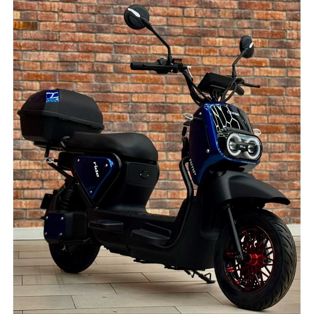 Електроскутер Corso Ride 1000W 72V/20Ah, LED дисплей, до 50 км, 2 місця
