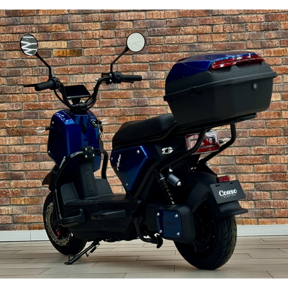 Електроскутер Corso Ride 1000W 72V/20Ah, LED дисплей, до 50 км, 2 місця