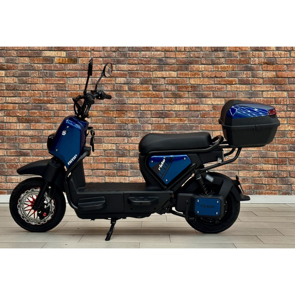 Електроскутер Corso Ride 1000W 72V/20Ah, LED дисплей, до 50 км, 2 місця