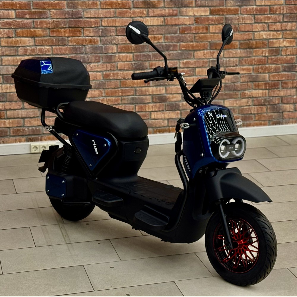 Електроскутер Corso Ride 1000W 72V/20Ah, LED дисплей, до 50 км, 2 місця
