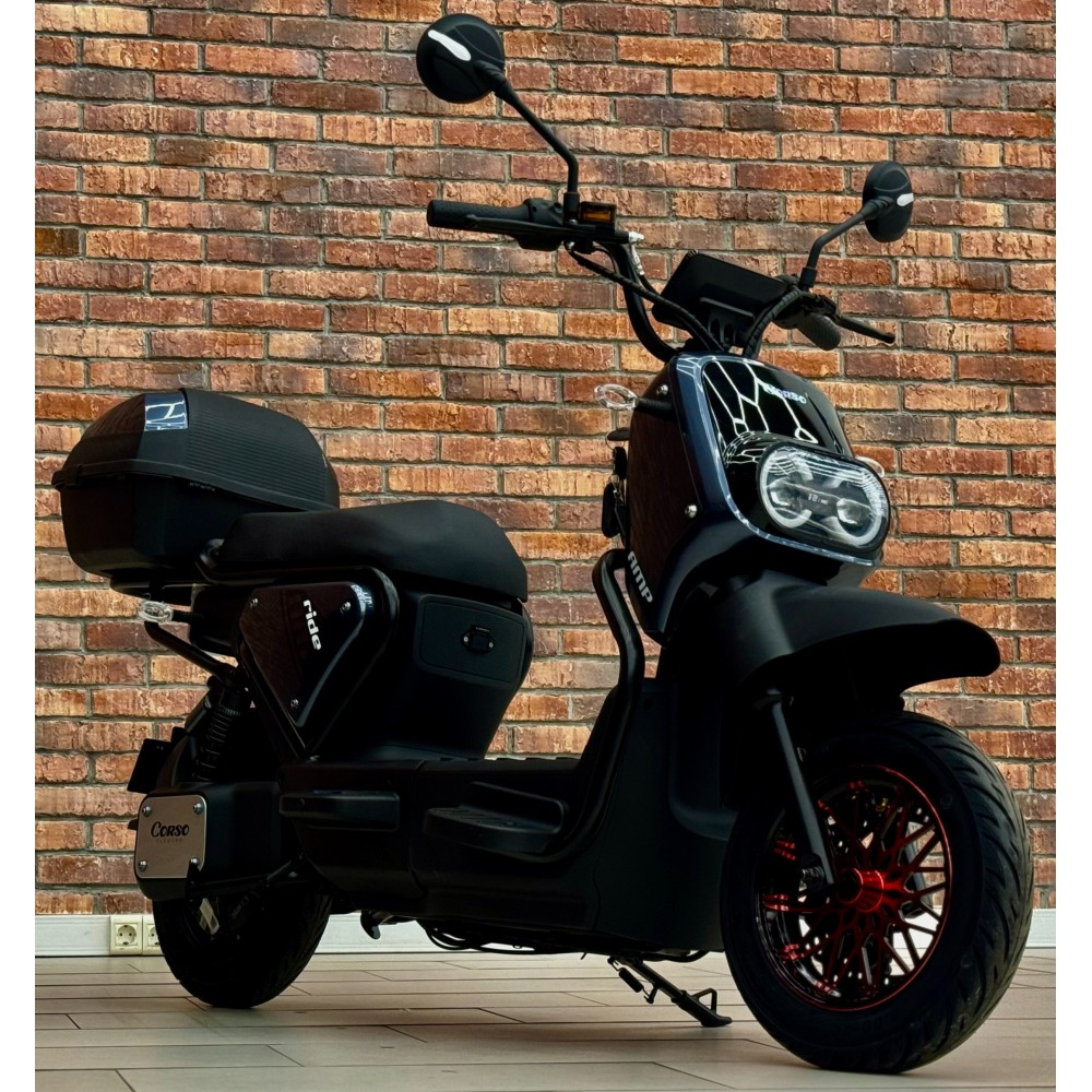 Електроскутер Corso Ride 1000W: 2 місця, LED дисплей, кошик