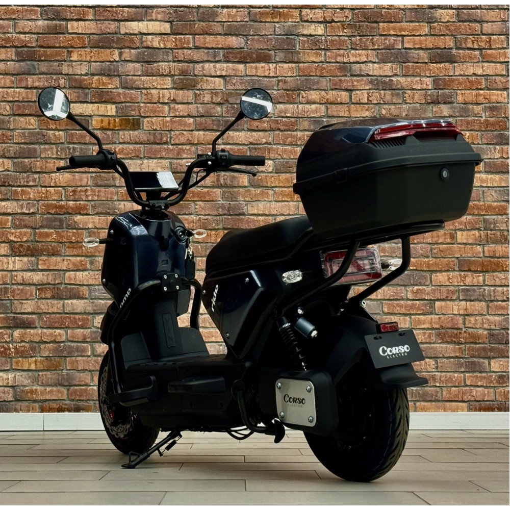 Електроскутер Corso Ride 1000W: 2 місця, LED дисплей, кошик