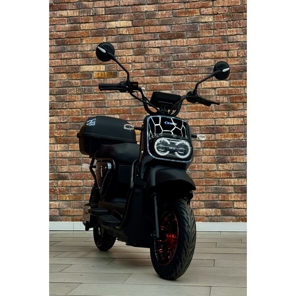 Електроскутер Corso Ride 1000W: 2 місця, LED дисплей, кошик
