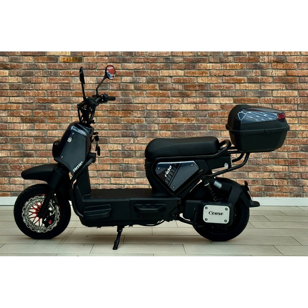 Електроскутер Corso Ride 1000W: 2 місця, LED дисплей, кошик