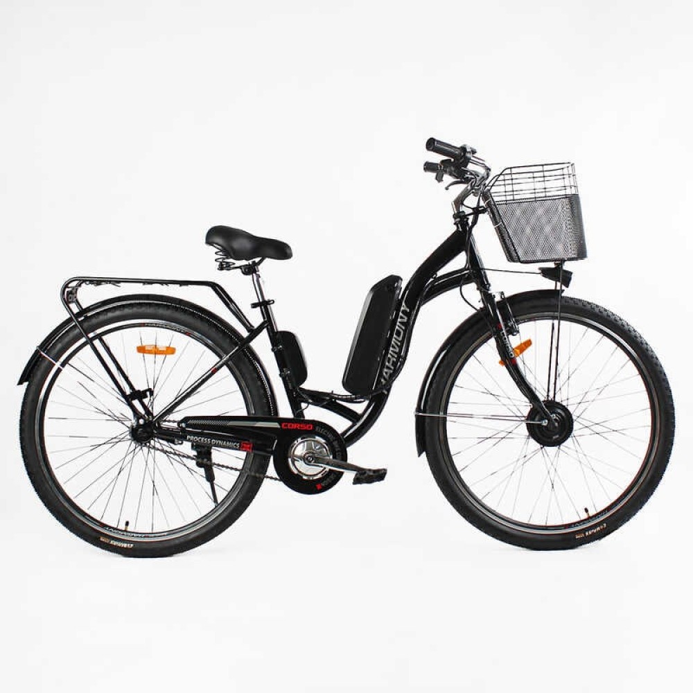 Електровелосипед Corso HARMONY 28" дюймів HR-28715 + КОШИК двигун 350W