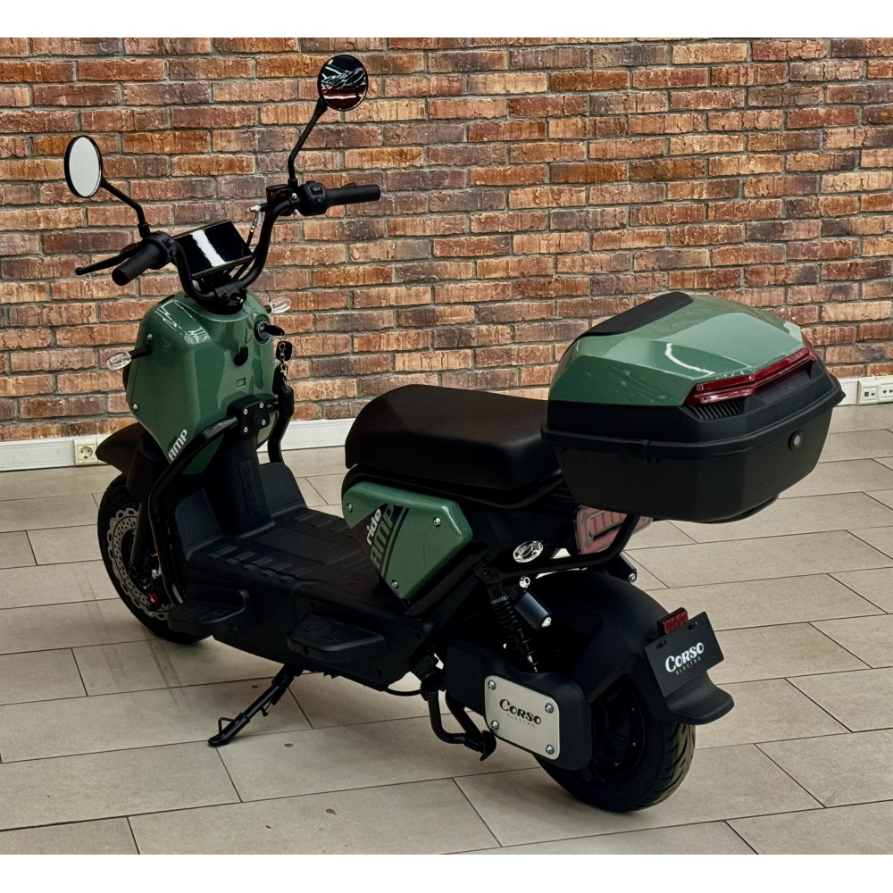 Електроскутер Corso Ride 1000W 72V, до 50 км, LED дисплей, 2 місця