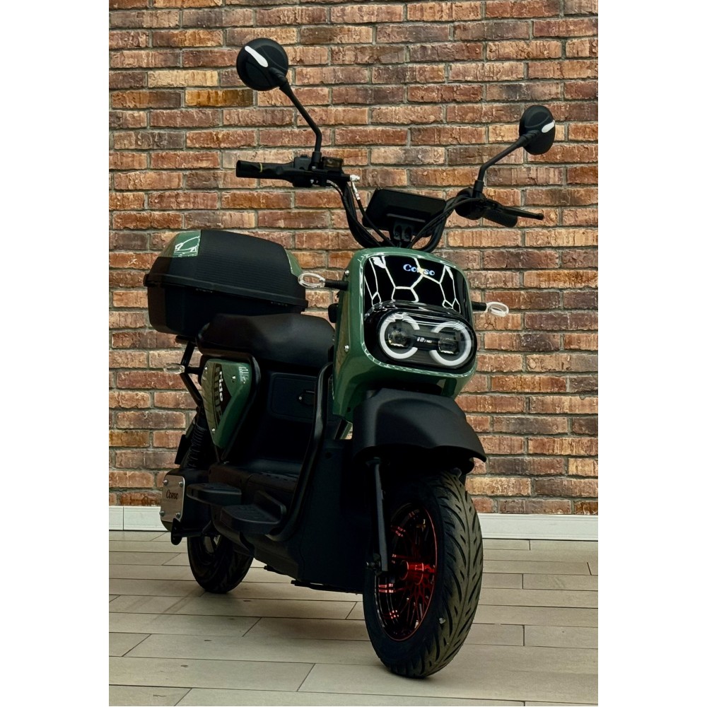 Електроскутер Corso Ride 1000W 72V, до 50 км, LED дисплей, 2 місця