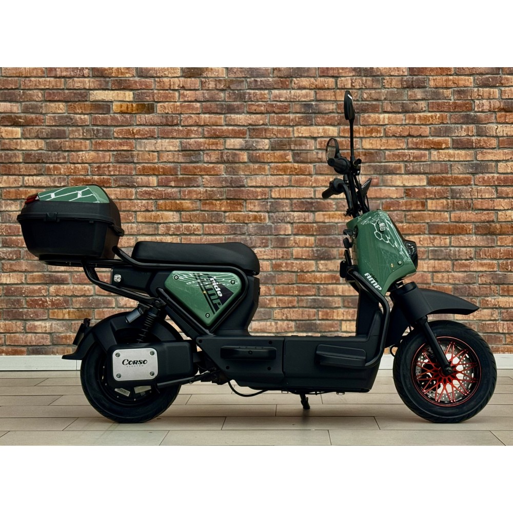 Електроскутер Corso Ride 1000W 72V, до 50 км, LED дисплей, 2 місця