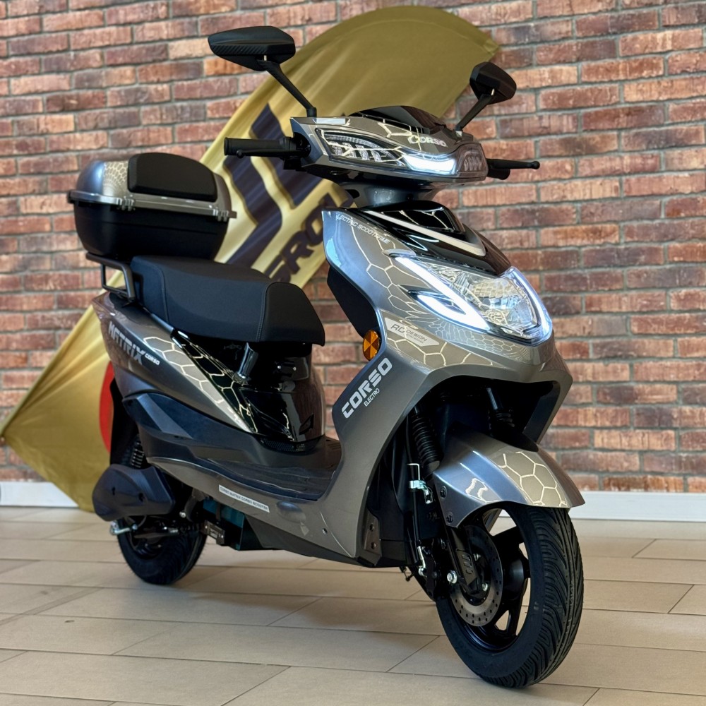Електроскутер Corso Matrix MX-601782 (1200W, 72V/25Ah, 50 км/год, 60 км запас ходу, 2 місця)