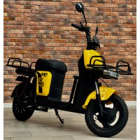 Електроскутер Corso SWT-5 SW-03708 1000W 72V/20Ah 12" гідравлічне гальмо LED дисплей пасажирське місце кошик