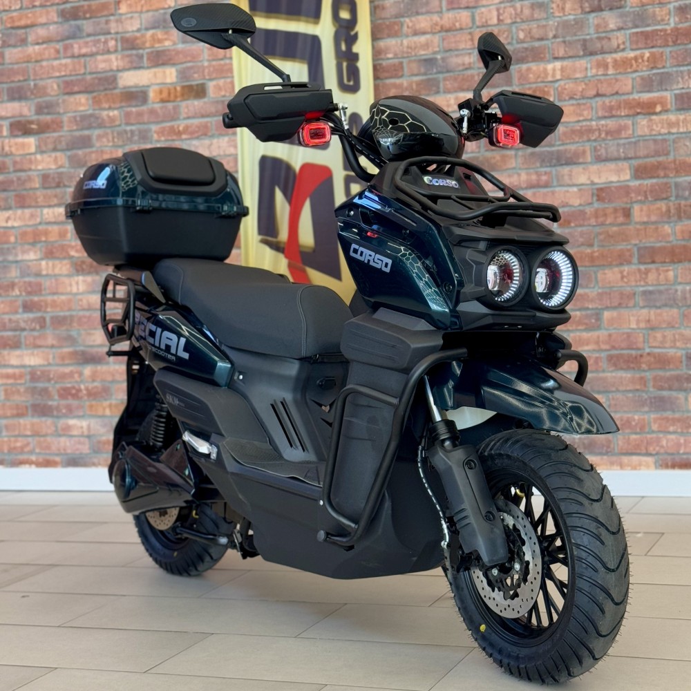 Електроскутер Corso Special SC-812766 2000W, 72V/38Ah, до 80 км ходу, дискові гальма, LED-панель