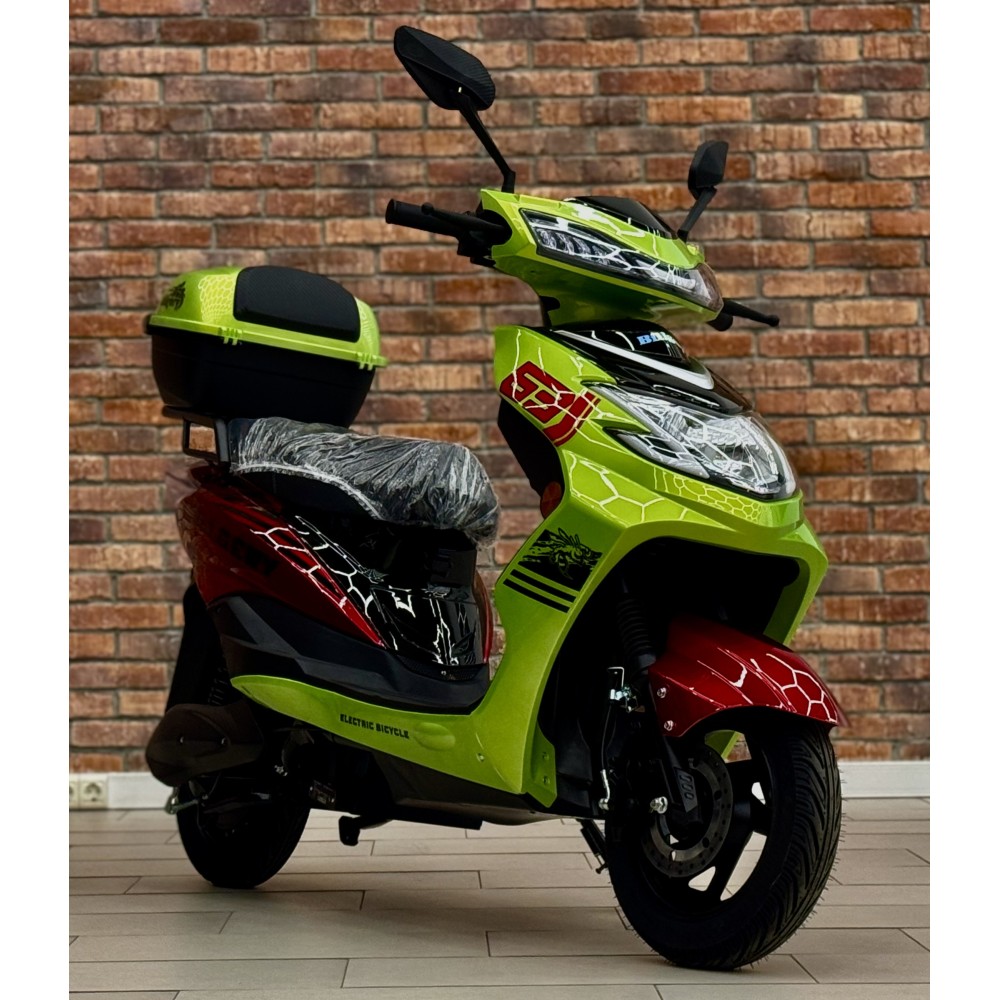 Електроскутер Billgery B-81908 з двигуном 1200W та акумулятором 72V/25Ah