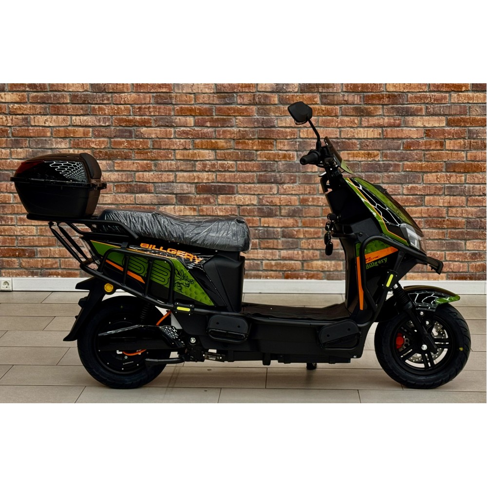 Електроскутер Billgery CHIYSHIY B-38952: 2000W, 72V/38Ah, TCS, LED-панель, Гідравлічні дискові гальма